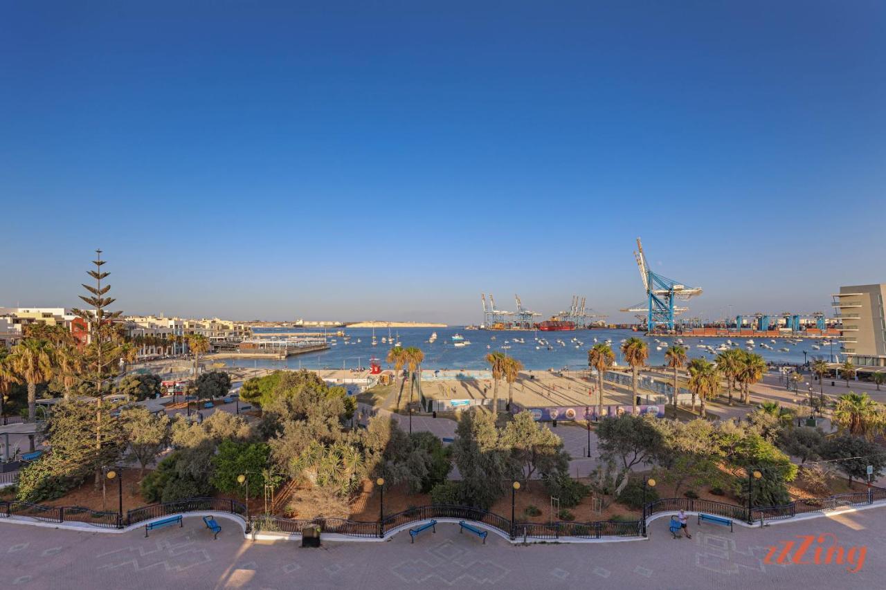Gem Beachfront Apt With Amazing Bay And Sea Views Birżebbuġa Eksteriør bilde